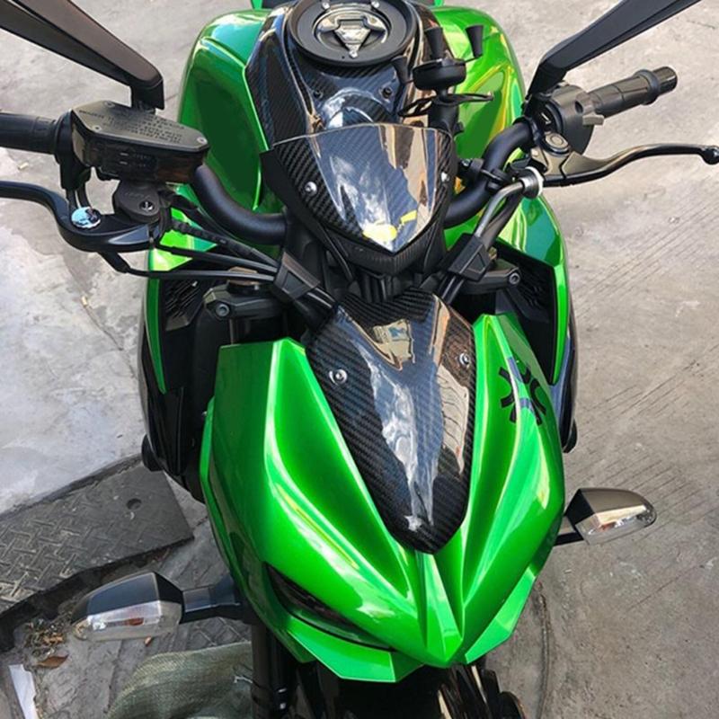 Carbon Fiber Pattern Motorcycle Fairing for Z1000 14-20 Motorbike Accessory Front Nose Windshield Screen Cowling Fairing