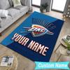 Custom NameOklahoma Sports Team Carpet, Indoor Rug, Chair Rug, Living Rooms, Doormat Made From Polyester Home Decor Birthday Christmas Gifts