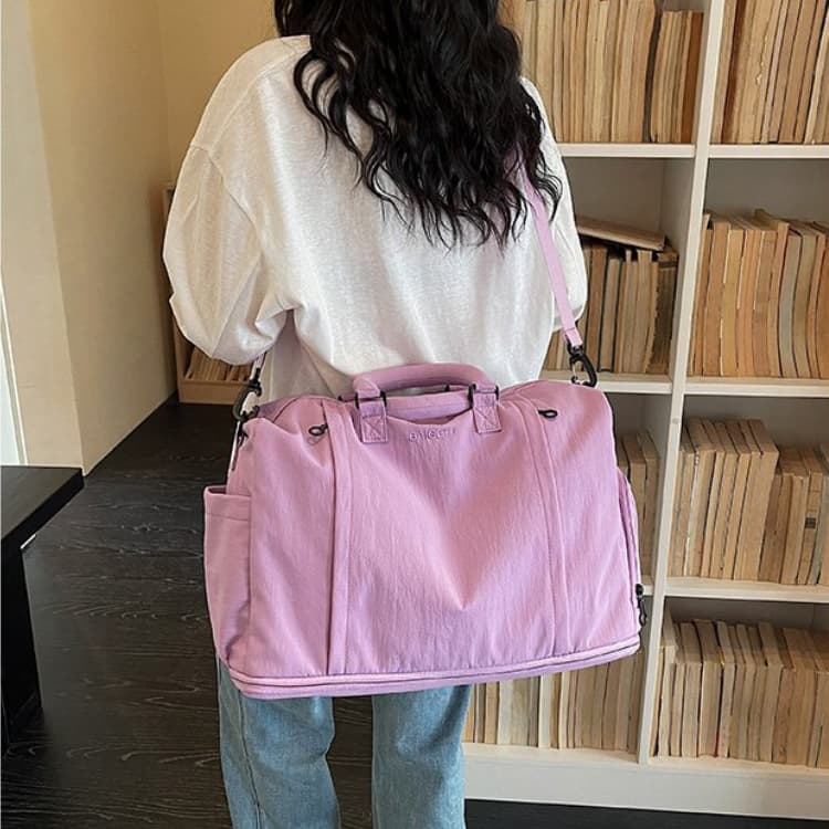 Large capacity travel bag women's fitness luggage bag