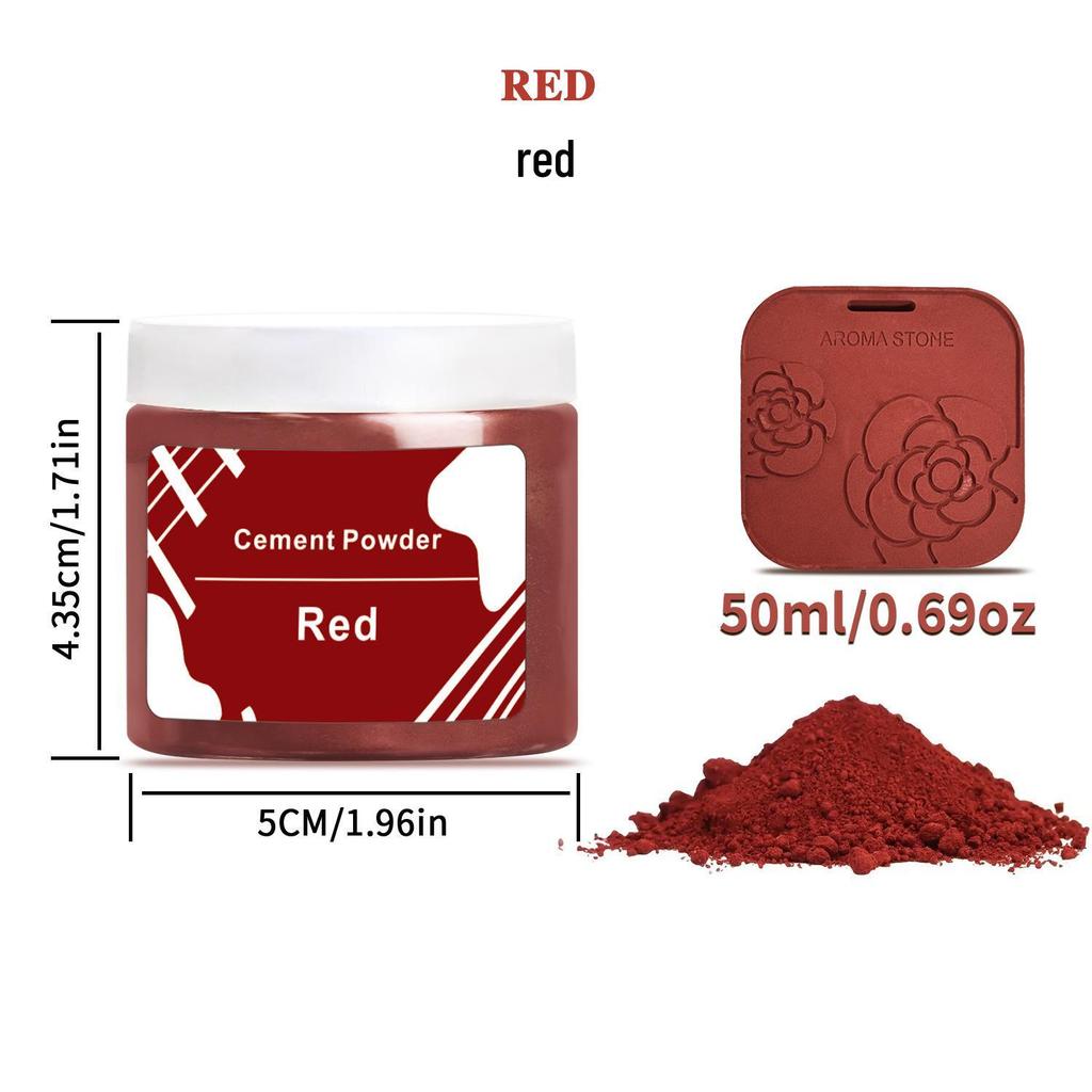 50ml Iron Oxide Pigment for DIY Cement and Gypsum Flower Pots