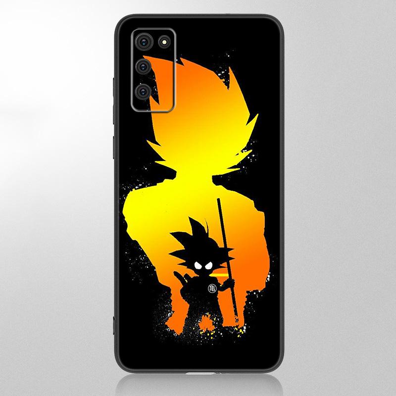 Husa din Japonia Anime Kid Goku pentru Samsung Galaxy A12 A02S A22 A32 A52 A72 A71 A51 A41 A31 A21 A11 A50 A70 A10S A20S Husa moale neagra