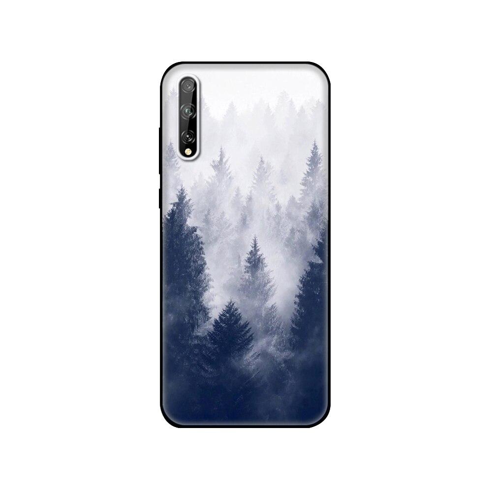 Für Huawei Y8P Hülle 6.3" Weiches Silikon Tpu Handyhülle Auf Huawei y8p 2020 Y 8P AQM-LX1 Rückseite huaweiy8p Bumper Funda schwarze tpu Hülle