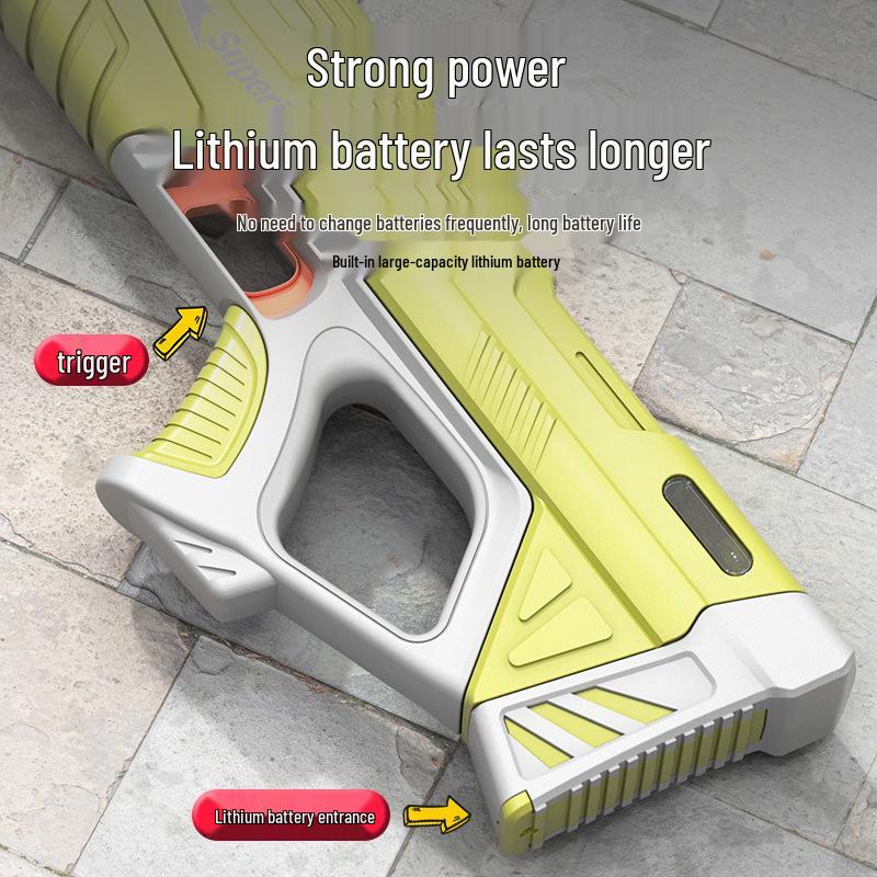 Summer Automatic Water-Absorbing Electric Water Gun for Outdoor Play