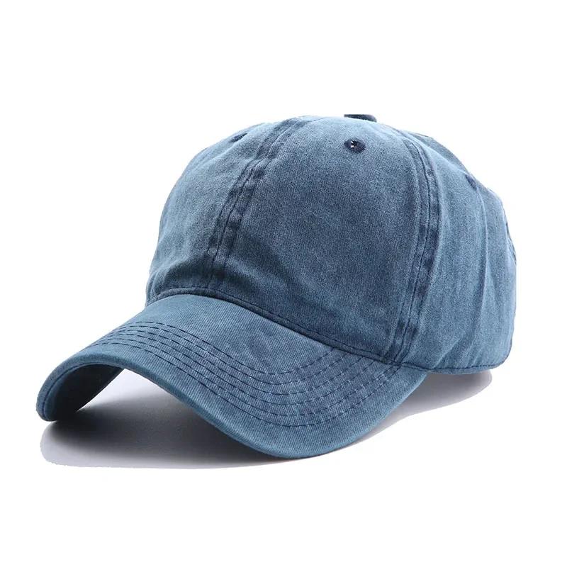 Custom Diy Logo Dad Hat Vintage Cotton Baseball Cap For Men Women Gender Neutral Sports Cap Adult Washable Cowboy Trucker Cap Adjustable