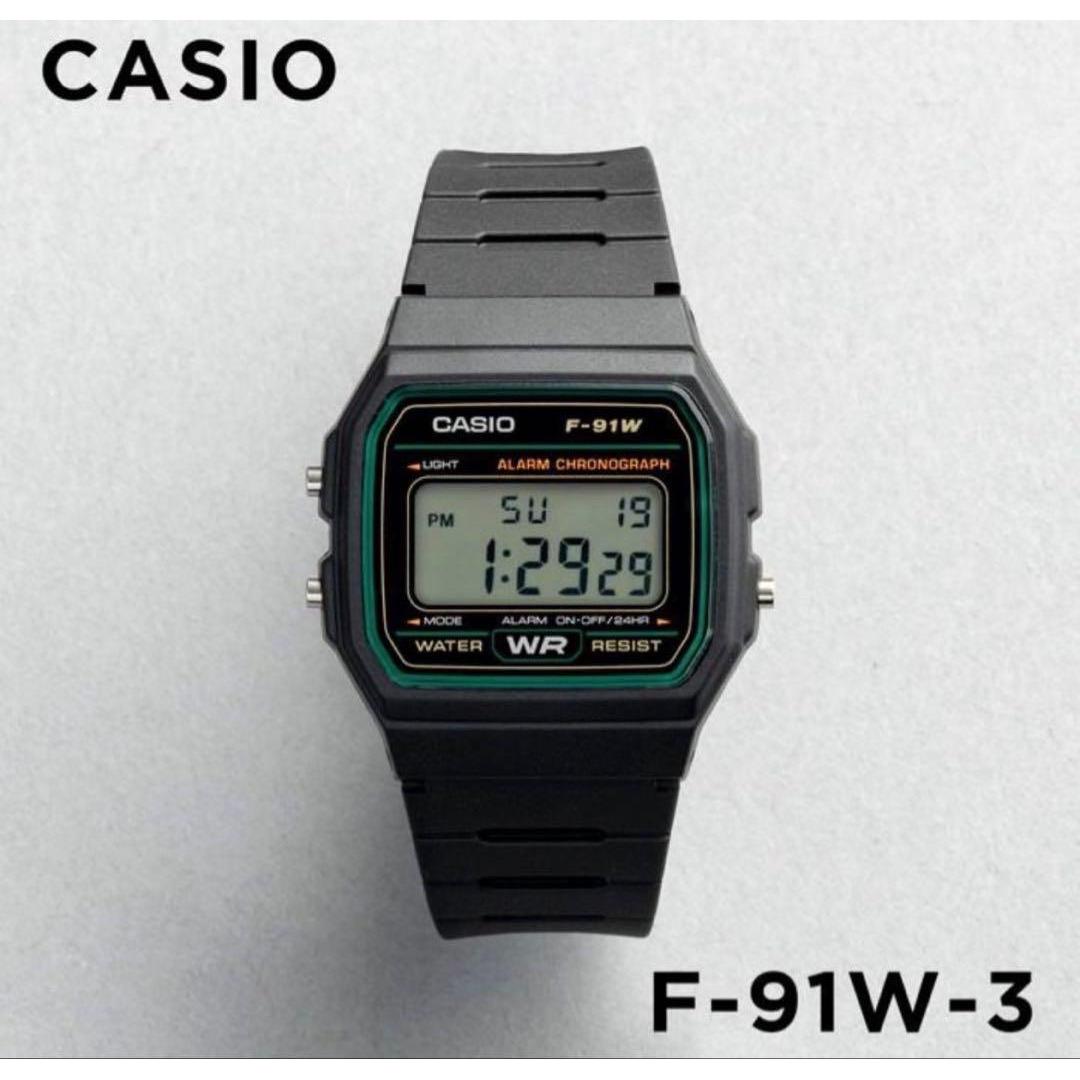 Used [New] CASIO F-91W-3JH Cheap Casio