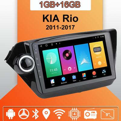 Car Radio Android Auto Carplay For KIA Rio 2011-2017 Multimedia Player Head Unit Stereo GPS Navigation BT WIFI 1+16GB