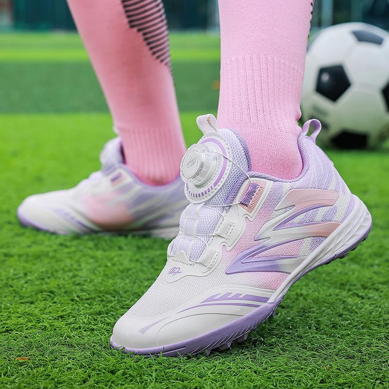 Fußballschuhe Professionelle Spiel-Fußballschuhe Futsal Training Bequem Mädchen TF Hochwertig Rutschfest Outdoor-Schuhe