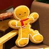 Christmas Gingerbread Man Plush Pillow With Soft 3d Cotton For Kids And Adults