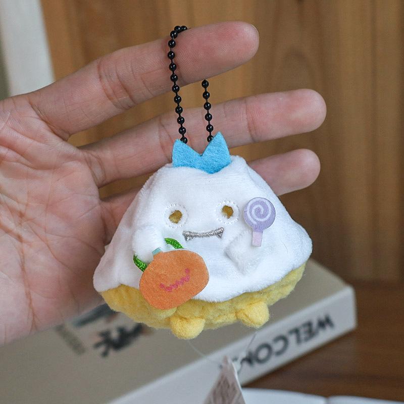 Cute Fried Shrimp Plush Keychain Cartoon Doll Bag Charm Girly Pendant Toy