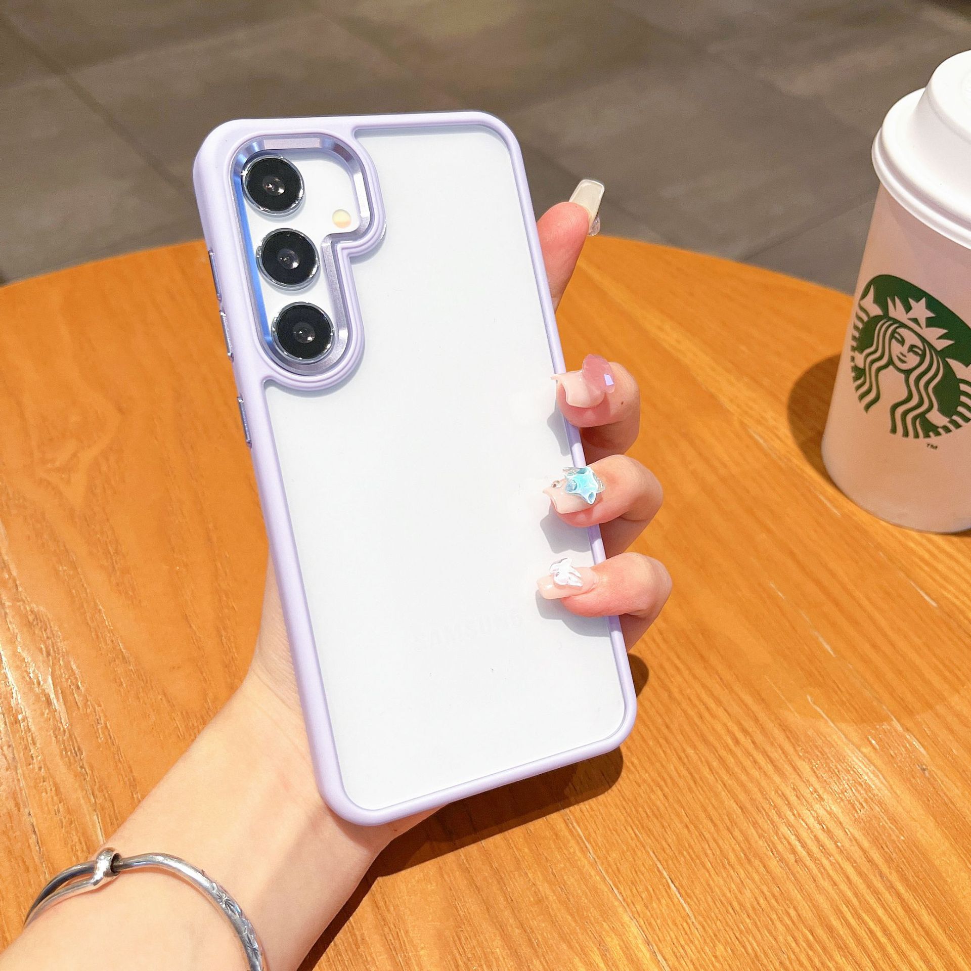 

Золотой щит Подходит для чехла для мобильного телефона Samsung S24 Ultra S24 Высокая прозрачность Защита от падений Металлическое кольцо для объектива S24plus Защитный чехол Samsung S24 Ultra