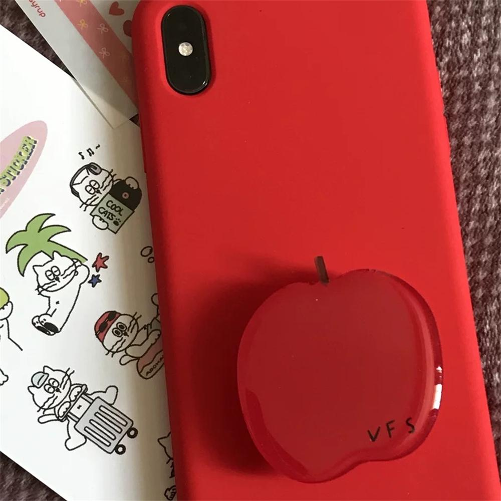 Ins Korean Cute Cartoon Red Griptok Phone Holder Stand For iPhone Samsung Universal Accessories Finger Bracket Support