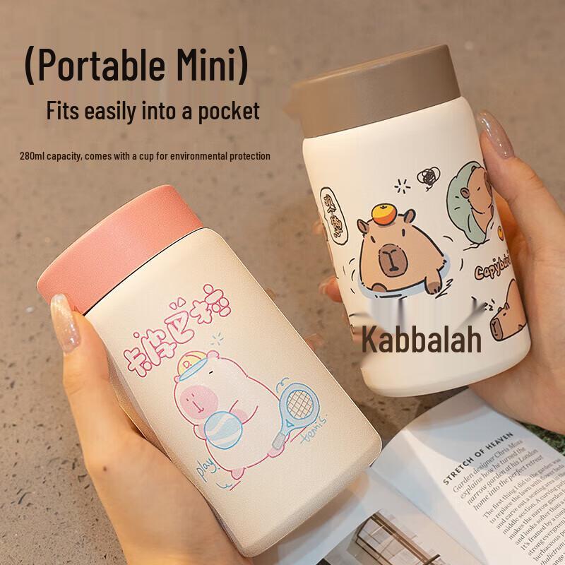 Diller Capybara 480ML Insulated Water Bottle