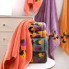 Cross-Border Exclusive Coral Fleece Bath Towel Set - Soft, Thick, Absorbent & Skin-Friendly with Creative Embroidery