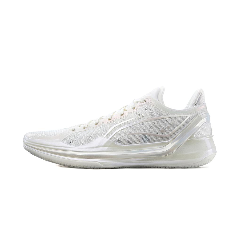 New LiNing Blade 4V2 Cushioning Slip Resistant Support Lightweight Rebound Low Top Basketball Shoes Men's White ABAU037-17