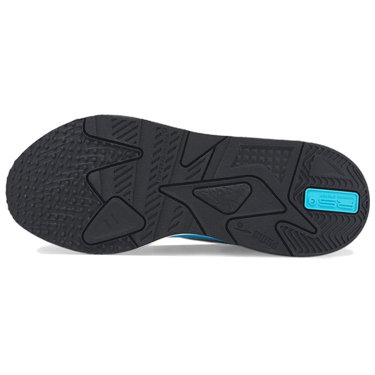 Puma Rs-X Split Mesh Retro Sports Low-Top Lifestyle Shoes Unisex Sneaker White Blue Green 383409-02