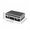 Locking Hard Case Lockable Security Shell Carrying Reinforced Corners Combination Lock Box