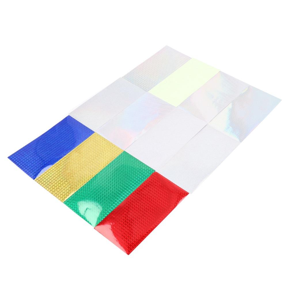 24 Sheets 8 X 4 Inch Holographic Lure Sticker Multicolored Fish Scale Sticker  DIY Craft