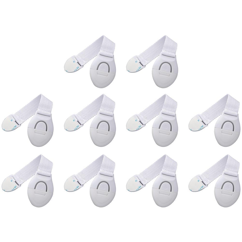 5-50 Pcs Kids Safety Cabinet Lock Baby Security Protector No Drilling Drawer Door Cabinet Lock Plastic Door Lock Safety Locks
