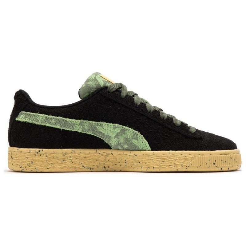 Puma Suede Gentle Jungle - Black Unisex Sneakers Spring-Fern 390057-02