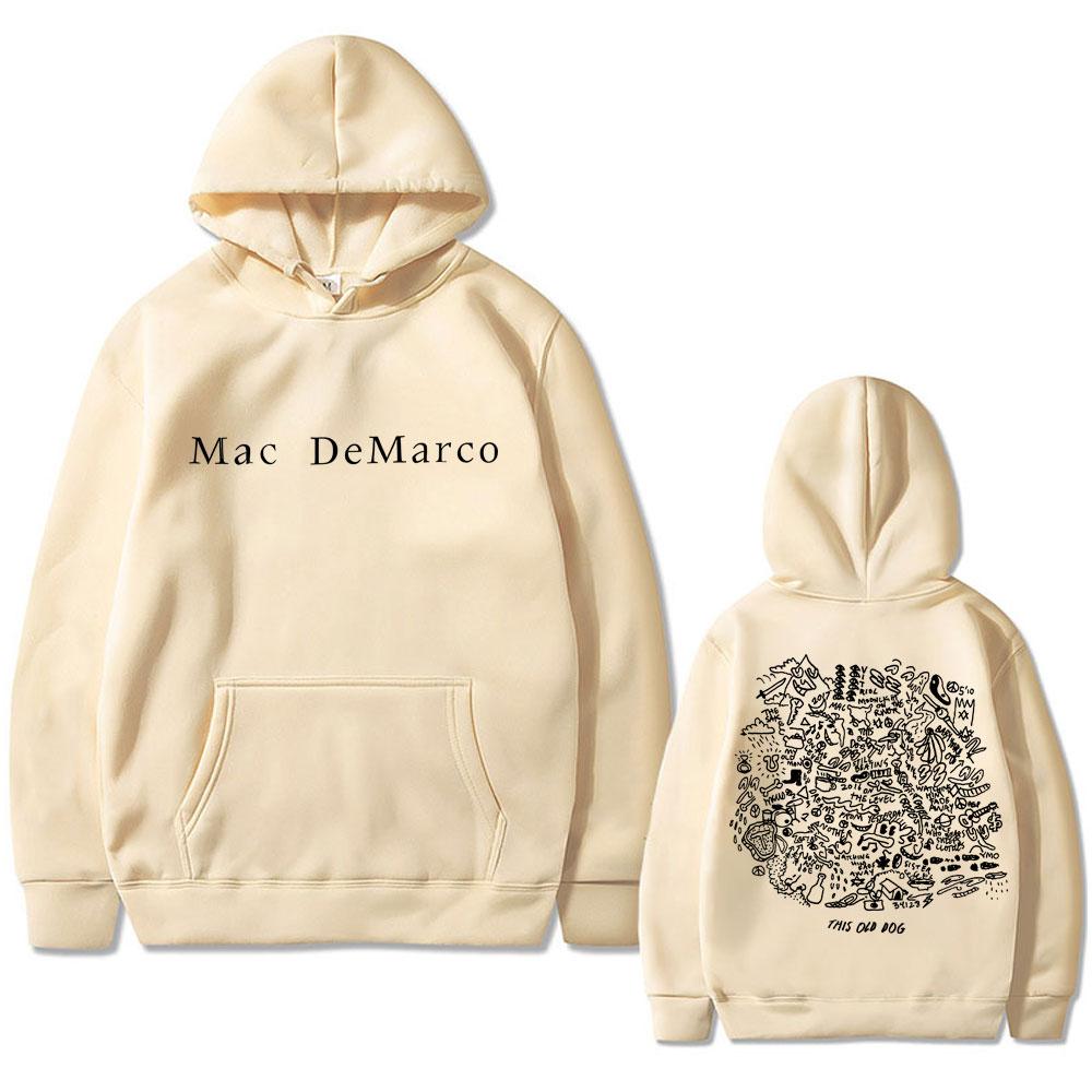 Singer Mac Demarco This Old Dog Album Double Sided Print Hoodie Men Women Fashion Oversized Hoodies Male Fleece Hoody Sweatshirt