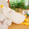 Großes weißes Gänse-Stofftier Niedliche Puppe Bett Langes Kissen Nachttisch Schlaf-Rückenlehne Seiten-Schlafkissen