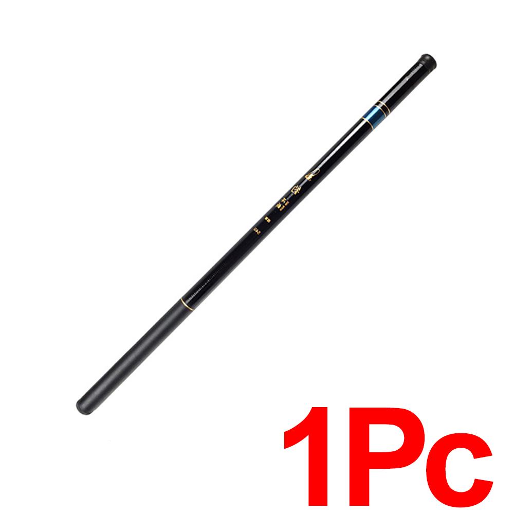 Ultra Light Hard Short Section Fiberglass Fishing Pole Telescopic Stream Hand Rod Portable Freshwater Carp Fishing Rod Tackle 2.4M-5 Section