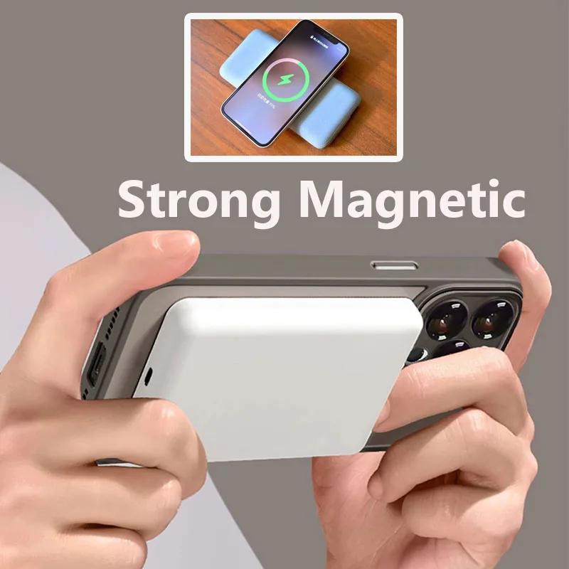 Slim Clear Magsafe Case for iPhone 15 16 Pro Max 13 12 11 14 Plus Cases Magnetic Wireless Charge Translucent Shockproof Cover