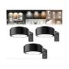 (Negru)3 Bucăți Lumini pentru Tablou pentru Perete, Lumini pentru Postere, Lumină LED Magnetică Reîncărcabilă Fără Fir pentru Pictură, Tablou pentru Perete cu 3 Temperaturi de Culoare