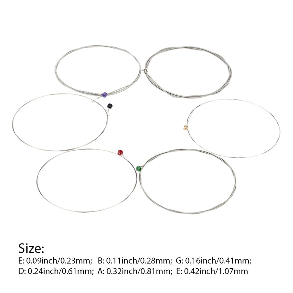 Orphee RX15 6pcs Electric Guitar String Set (.009 .042)  Nickel Alloy Super Light Tension