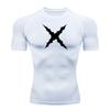 Casual Breathable Compression Moisture-Wicking T-shirt Men Gym Workout Running Undershirt High Elasticity Sport Quick Dry Tee Tops Activewear