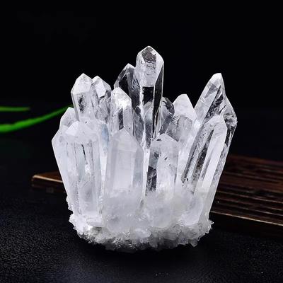 Natural White Crystal Clusters, Crystal Raw Stones, Mineral Specimens, Home Decoration Crafts, Accessories