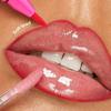 9 Colors 2-in-1 Mirror Shine Lip Gloss Matte Brown Lipliner Plumping Lasting Tint Water Glossy Juicy Non-Sticky Lip Makeup