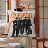 Hot Singer Q-Quevedo Buenas Noches Pillow Gift Home Office Decoration Bedroom Sofa Car Cushion Cover Case 45X45