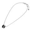 Bvlgari Save The Children Charity Collection Black Inlay 925 Silver Ceramic Necklace Unisex Necklace CL856977-349634