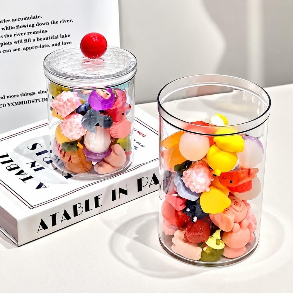 with Lid Airtight Food Storage Container Transparent Storage Jar Plastic Storage Box Home
