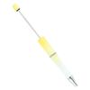 5PCS Beaded Ballpoint Pen Retractable Ballpoint Pen Decompression Pen Toy
