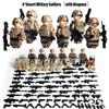 Land Tiger Desert Surveillance Building Blocks Small Particle Plastic Toy For Children