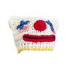 Handmade Crochet Funny Clown Beanie Hat for Adult Lovely Cartoon Hat Winter Autumn Outdoor Skull Cap Windproof Headwear