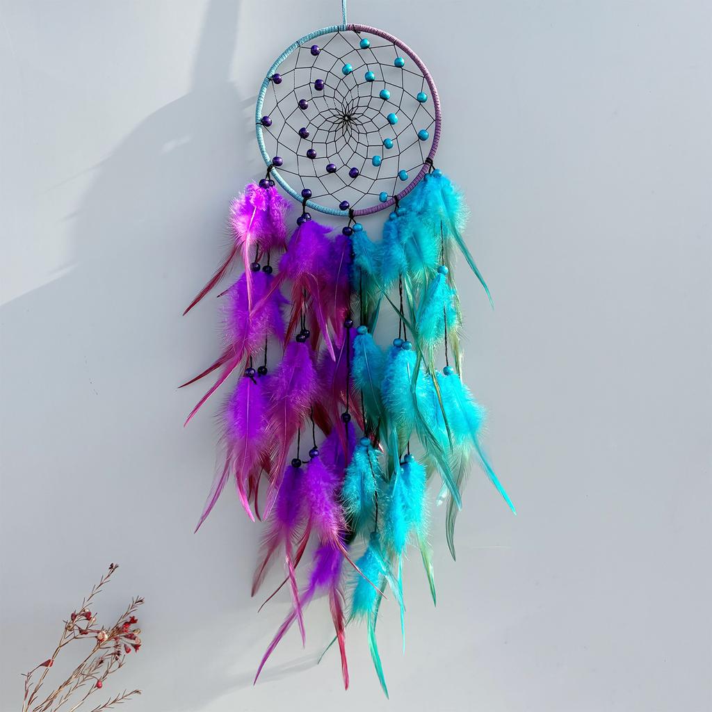 Home Decoration Indian Dreamcatcher Room Wall Decoration Simple Wind Two-color Dreamcatcher Home Decoration Hanging Decoration Dreamcatcher Hanging
