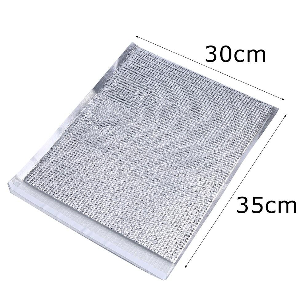 10 stücke set Einweg Aluminium Folie Isolierte Lebensmittel Lagerung Tasche Thermische Kühler Silber (20 * 25cm)