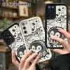 Phone Case: 2D flat, suitable for Samsung Galaxy A34 A35 M05 M06 S20 S22 S21 FE Plus 5G protective cases, hoodie little penguin, perfect holiday gift 