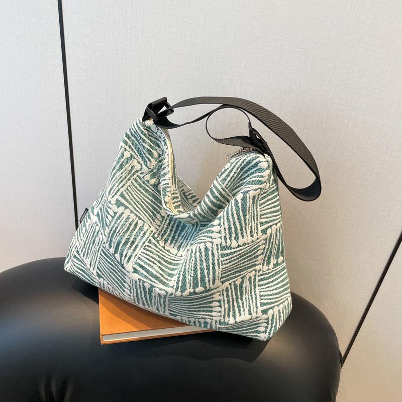 

Красивая сумка через плечо для работы, сумка для поездок на работу, большая сумка 2025, новая сумка, большая вместительная сумка-тоут, женственность, сумка-мессенджер зелёный