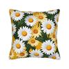 Neon Sunflower Tropical Pillow Case Retro Trendy Pillow Cover Square Pillowcases For Sofa Home Decoration