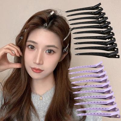 Kovová klipsa typu duckbill, sponky do vlasů pro kudrnaté vlasy, účes, styling vlasů, klipsy, svorky, nástroje na stříhání vlasů, sponka do vlasů, nástroje, sponka pro nadýchané kořínky vlasů
