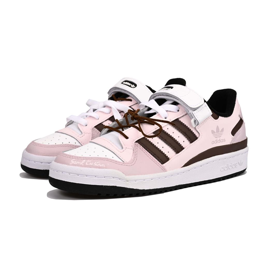 Adidas Originals FORUM Princess Journal SAML Slip Resistant Abrasion Resistant Low top Skateboard Shoes Unisex FY7757(Team6-)