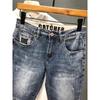 Trendige, vielseitige, lockere, gerade Jeans-Shorts, lässige Shorts für Herren