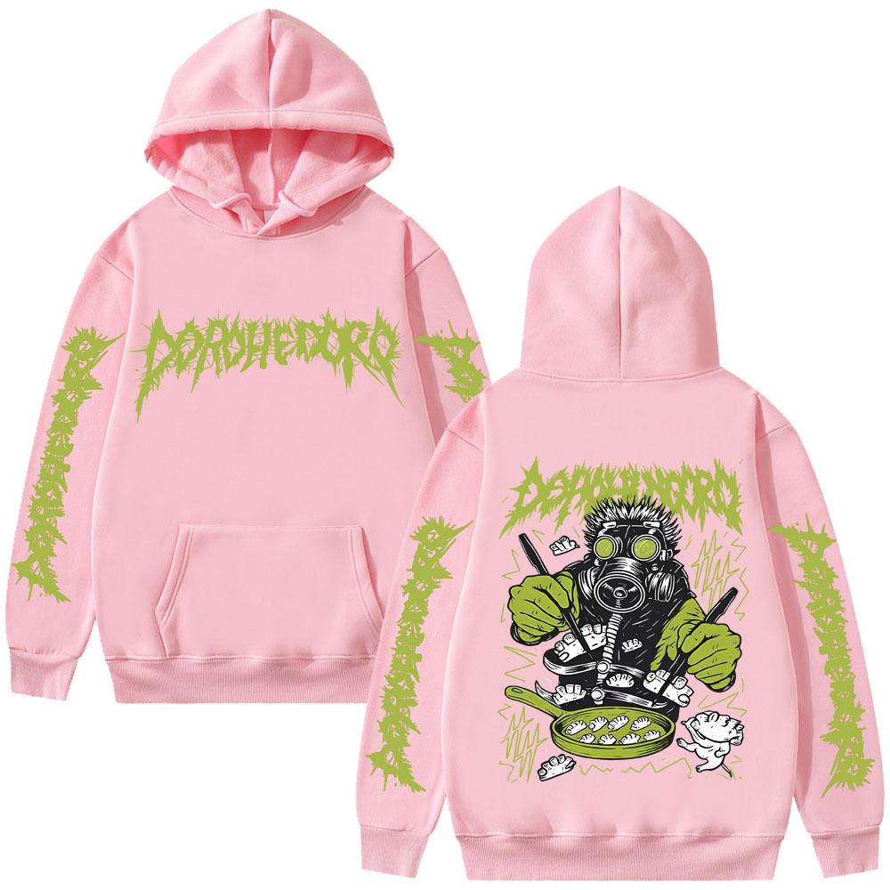 Anime Dorohedoro Welcome To Chaos Kaiman Hoodie Men Women Cartoon Manga Oversized Sweatshirt Men's Cosplay Vintage Streetwear