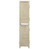 4 Piece Room Divider 140 x 165 cm Solid Paulownia Wood