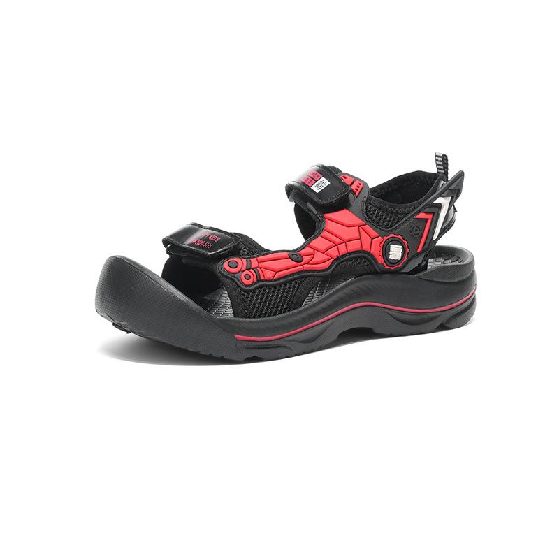 Boys' Non-Slip Sandals 2026 - Mech Style Closed-Toe Beach Shoes for Medium & Large Kids
