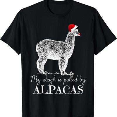 Alpaca Christmas Shirt - Funny Christmas Alpaca T-Shirt T-Shirt